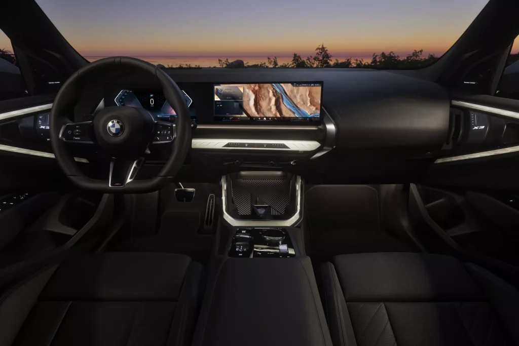 The BMW X3 2025 Model Year interior